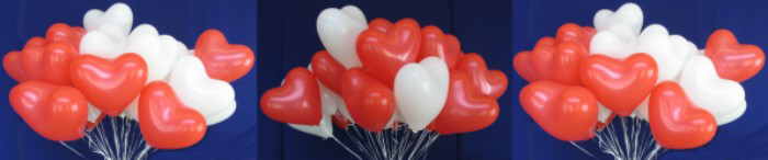 Anwendungsmöglichkeiten zu Herzluftballons