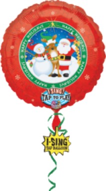 Singender Weihnachtsballon, Luftballon zu Weihnachten singt Jingle Bells